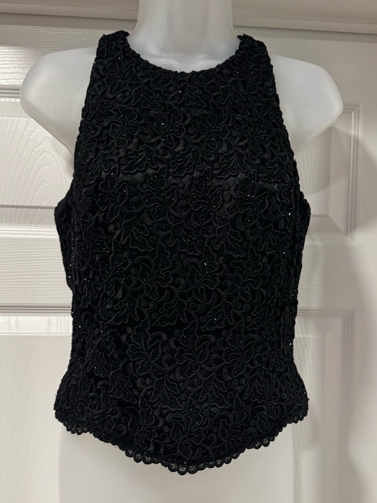 Carmen Marc Valvo Tops - Carmen Marc Valvo Embellished Beaded Top